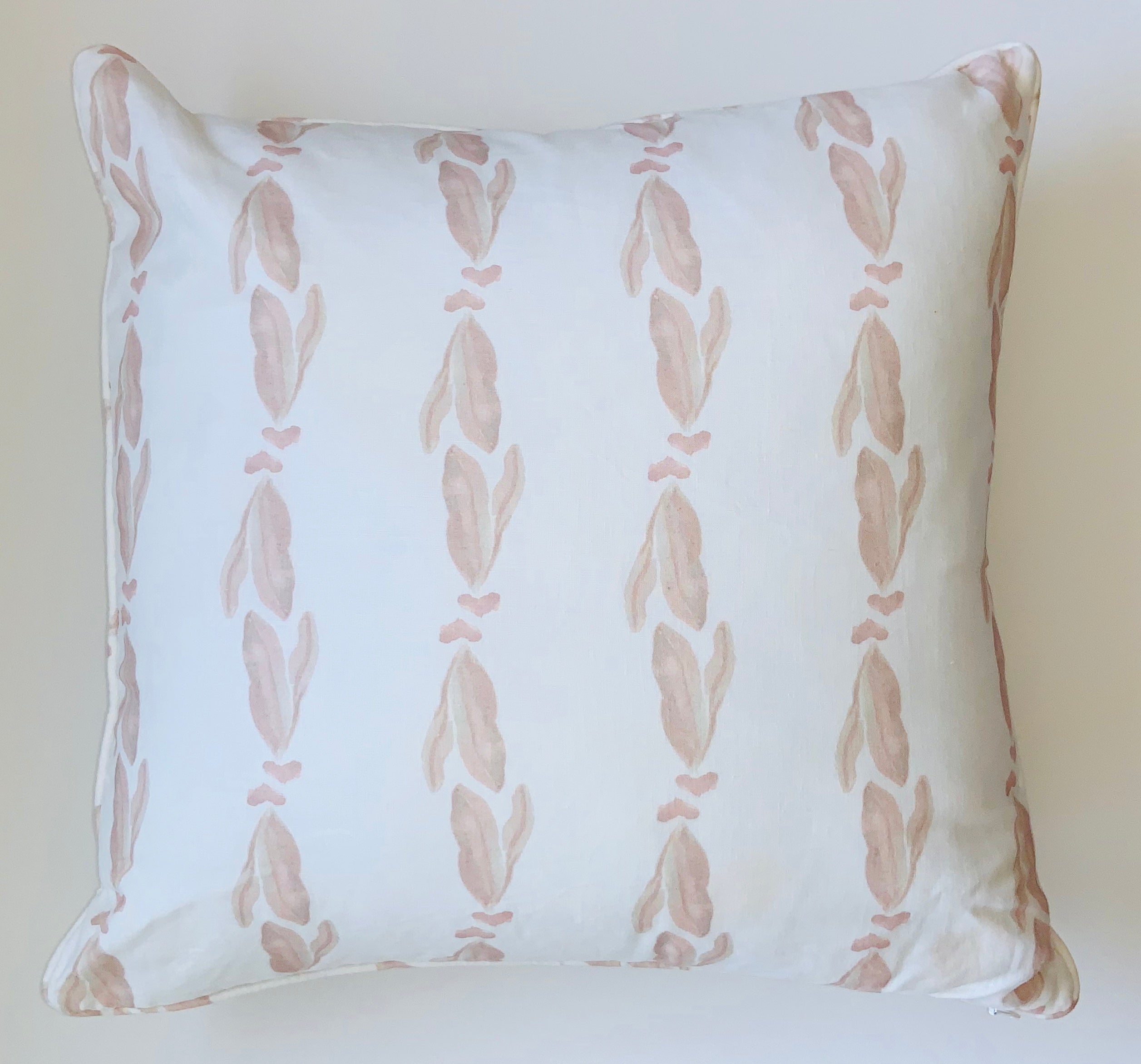 Cecelia Handmade Organic Cotton Beaded Throw Pillow